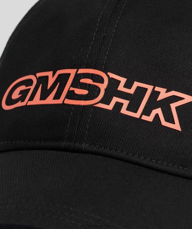 gmshk baseball kapa uniseksGymshark črna/solsticijsko oranžna J00L21126