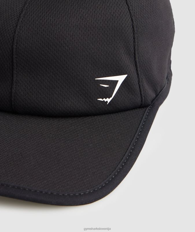 kapa s čopom uniseksGymshark Črna J00L21125