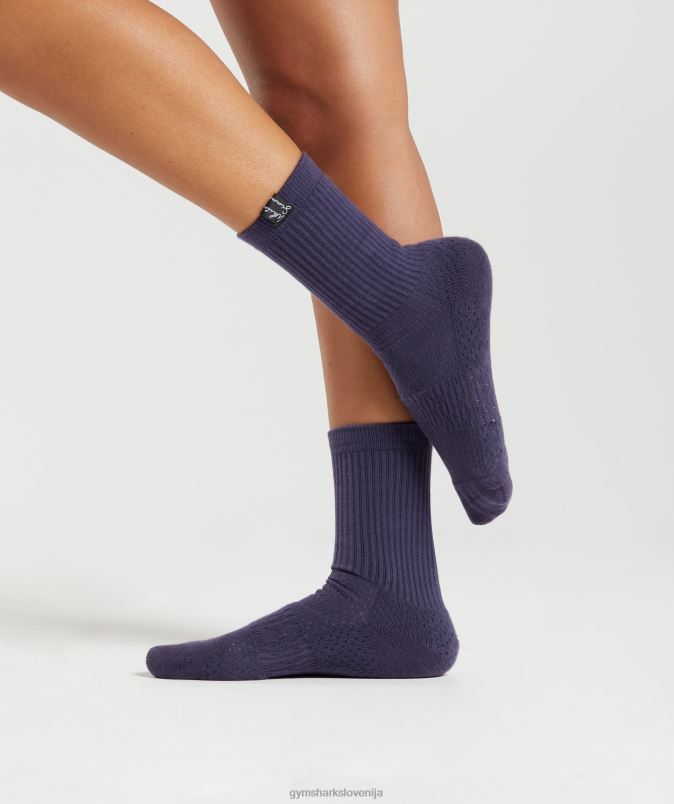 nogavice whitney tab crew 1 kom uniseksGymshark indigo mornarica J00L21096