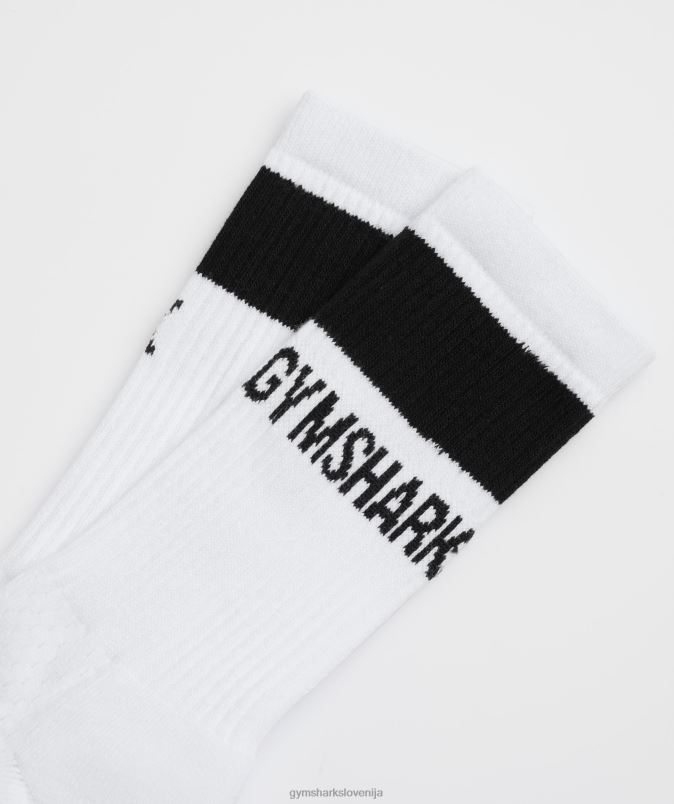 premium crew sock 1pk uniseksGymshark bela/črna J00L21094