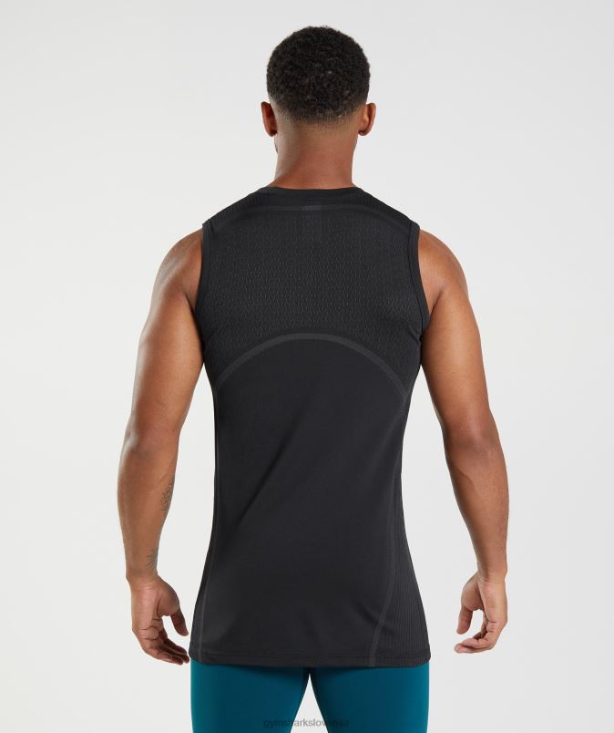 315 brezšivni rezervoar moškiGymshark Črna J00L2911