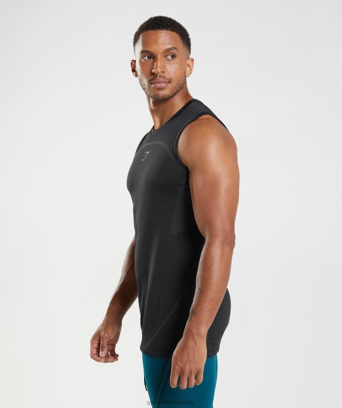 315 brezšivni rezervoar moškiGymshark Črna J00L2911