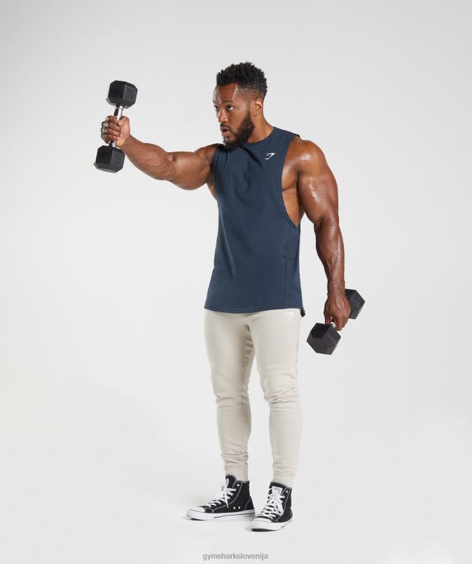 React drop arm tank moškiGymshark mornarica J00L2889