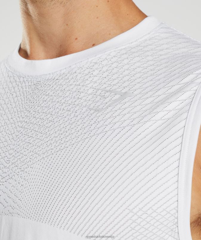 apex brezšivni rezervoar moškiGymshark bela/svetlo siva J00L2899