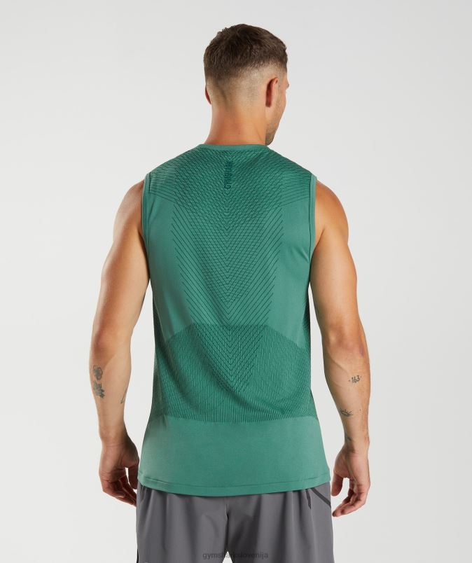 apex brezšivni rezervoar moškiGymshark hoya zelena/gozdna zelena J00L2910