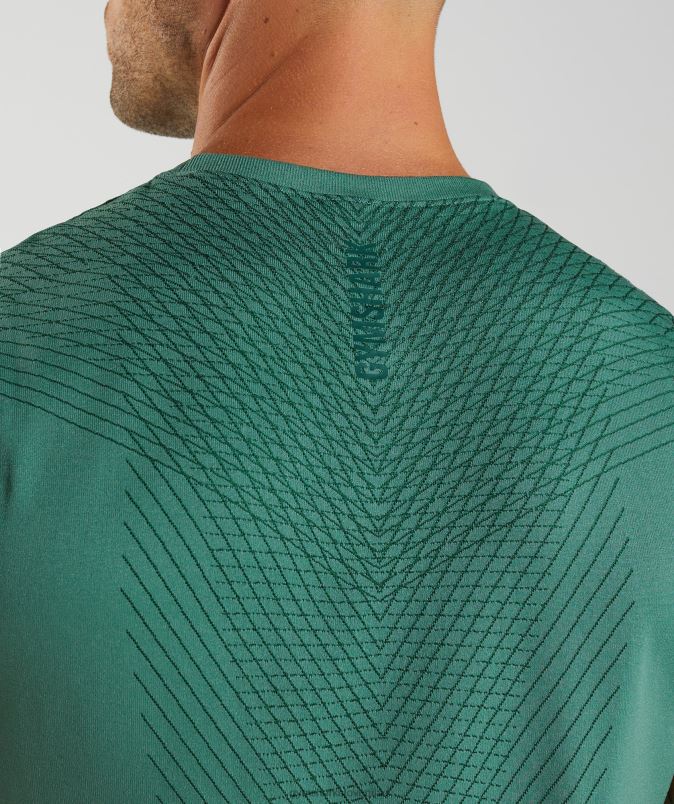 apex brezšivni rezervoar moškiGymshark hoya zelena/gozdna zelena J00L2910