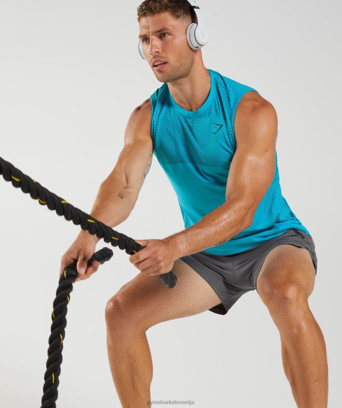apex brezšivni rezervoar moškiGymshark modra morski pes/atlantska modra J00L2951