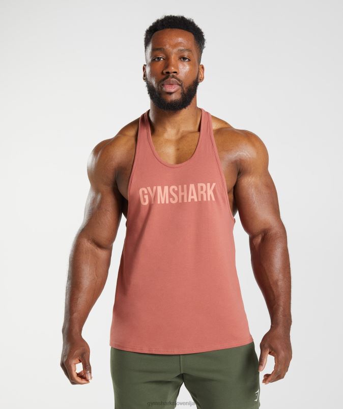 apollo stringer moškiGymshark kaki rdeči J00L21000
