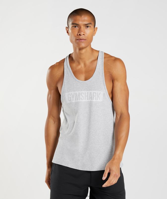blok stringer moškiGymshark svetlo sivi lapor J00L21012