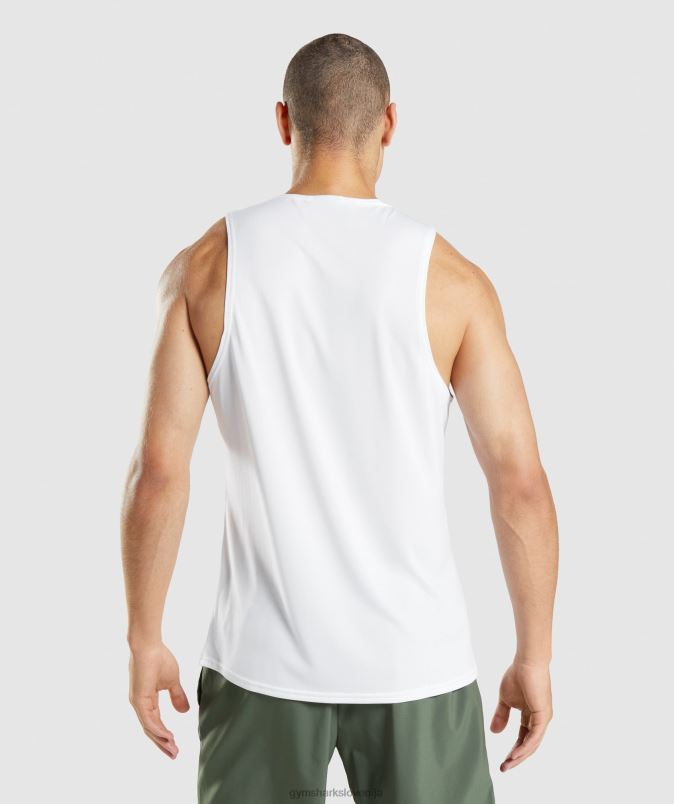 dohodni rezervoar moškiGymshark bela J00L2897