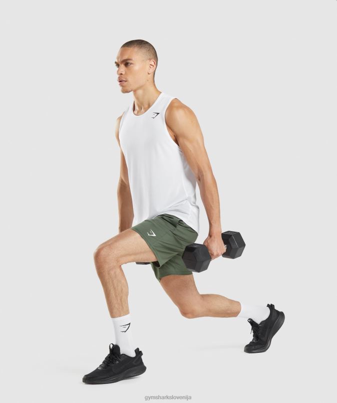 dohodni rezervoar moškiGymshark bela J00L2897