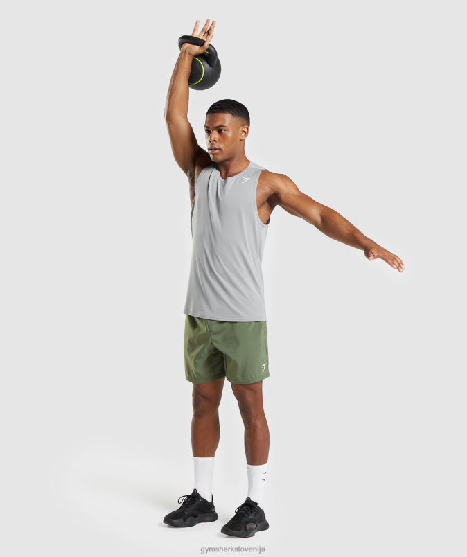dohodni rezervoar moškiGymshark dimljeno siva J00L2953