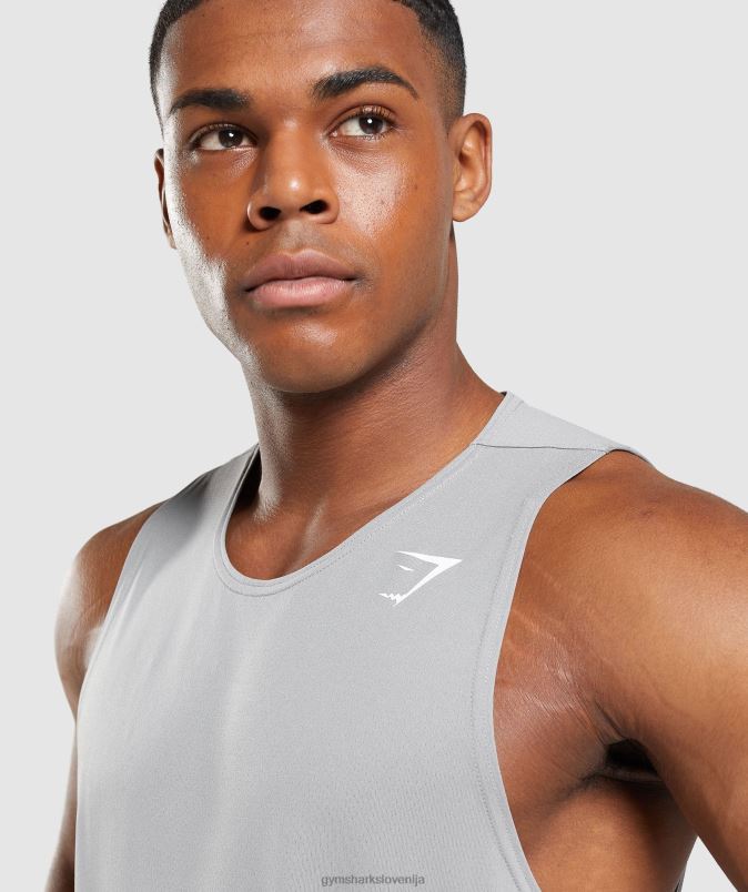 dohodni rezervoar moškiGymshark dimljeno siva J00L2953
