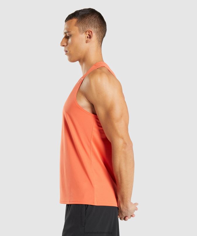 dohodni rezervoar moškiGymshark papaja pomaranča J00L2969