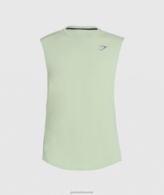 krepko spuščen rezervoar moškiGymshark flora zelena J00L2912