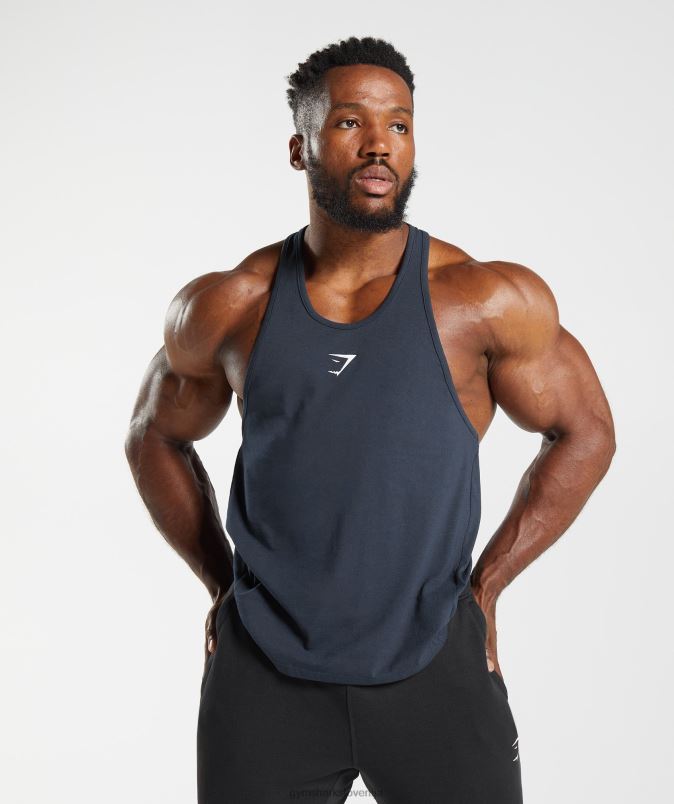 kritični 2.0 stringer moškiGymshark mornarica J00L21006