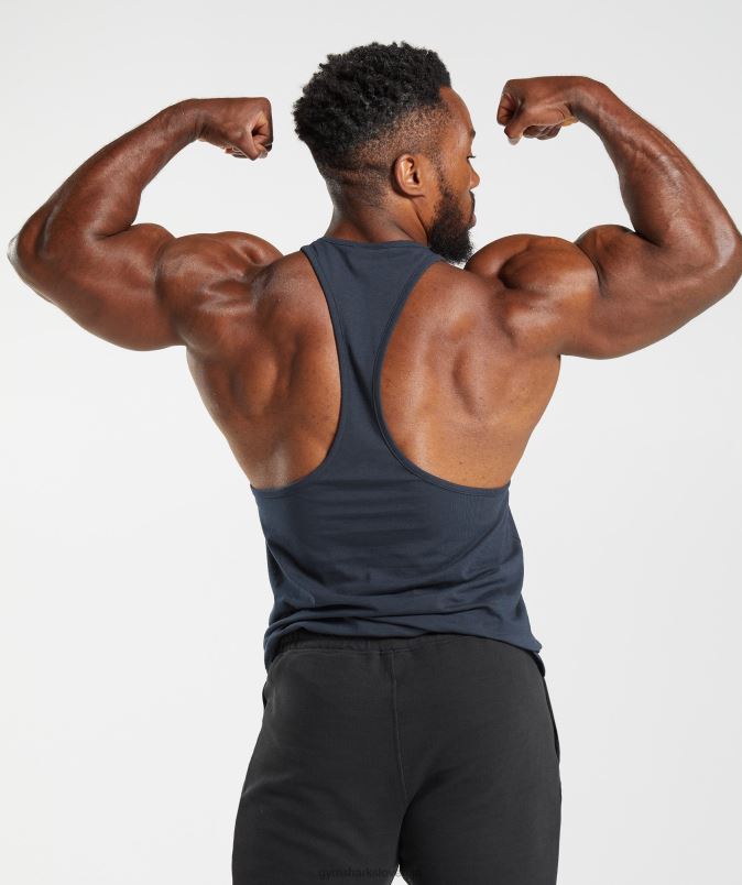 kritični 2.0 stringer moškiGymshark mornarica J00L21006