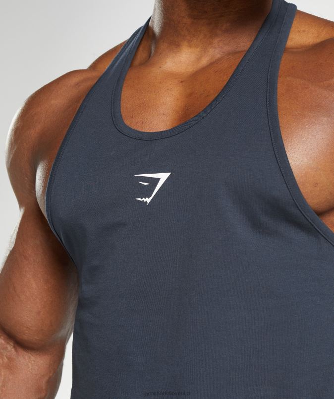 kritični 2.0 stringer moškiGymshark mornarica J00L21006