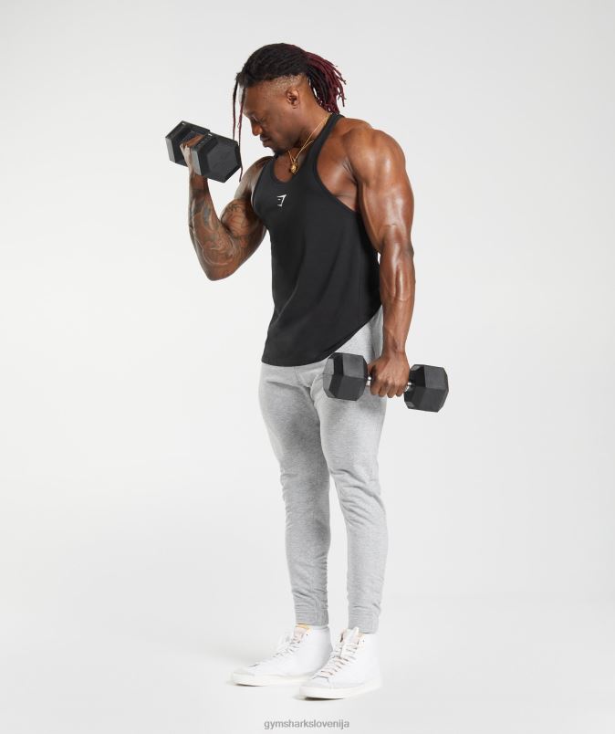 kritični 2.0 stringer moškiGymshark Črna J00L2975