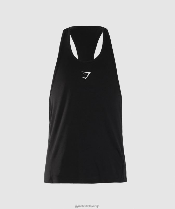 kritični 2.0 stringer moškiGymshark Črna J00L2975
