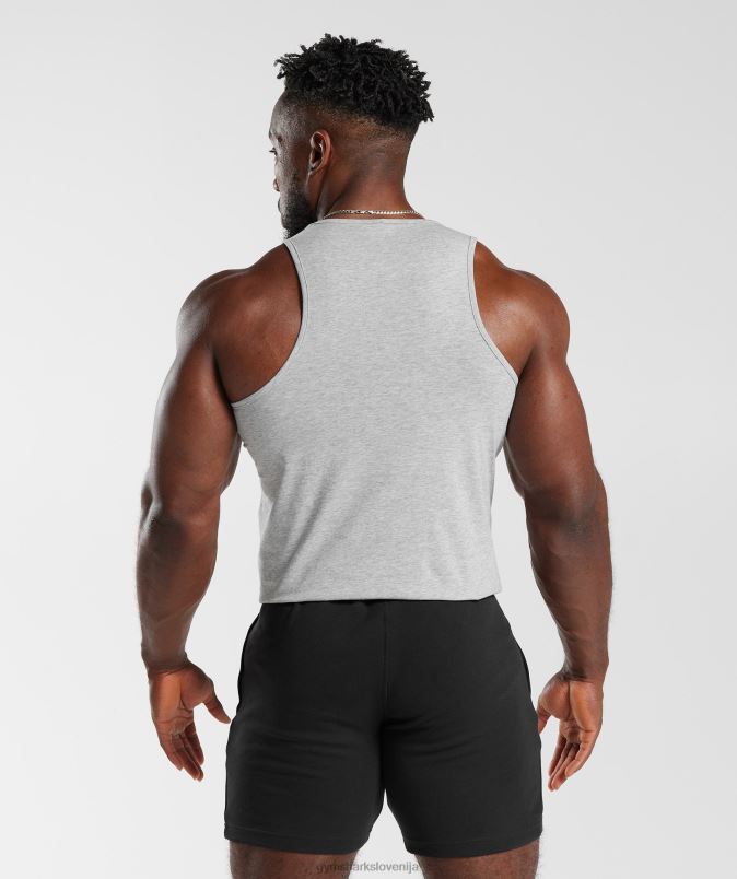 kritični rezervoar 2.0 moškiGymshark svetlo sivi lapor J00L2919