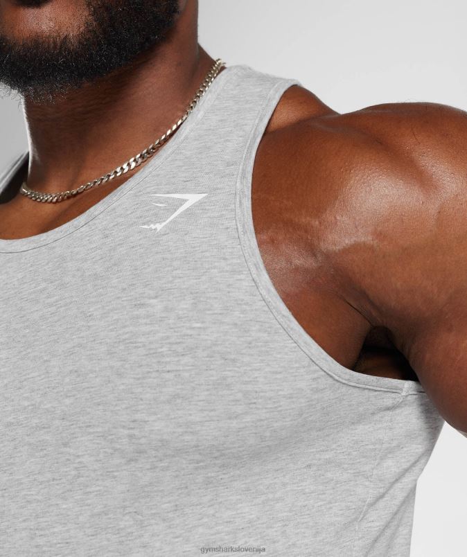 kritični rezervoar 2.0 moškiGymshark svetlo sivi lapor J00L2919