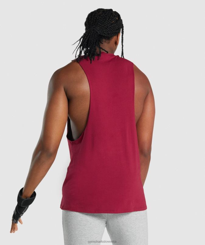 kritični rezervoar s padajočo roko 2.0 moškiGymshark bordo J00L2961