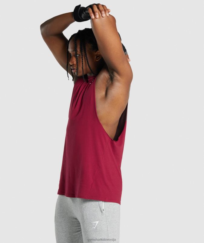 kritični rezervoar s padajočo roko 2.0 moškiGymshark bordo J00L2961