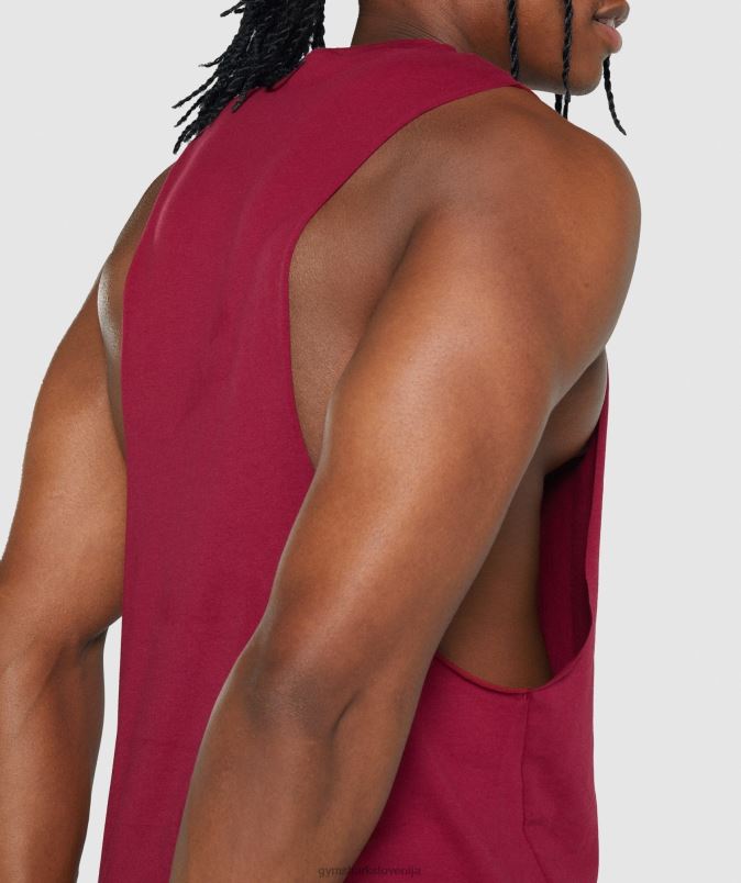 kritični rezervoar s padajočo roko 2.0 moškiGymshark bordo J00L2961