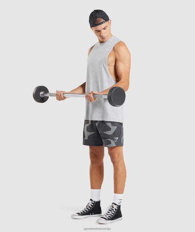 kritični rezervoar s padajočo roko 2.0 moškiGymshark svetlo sivi lapor J00L2887