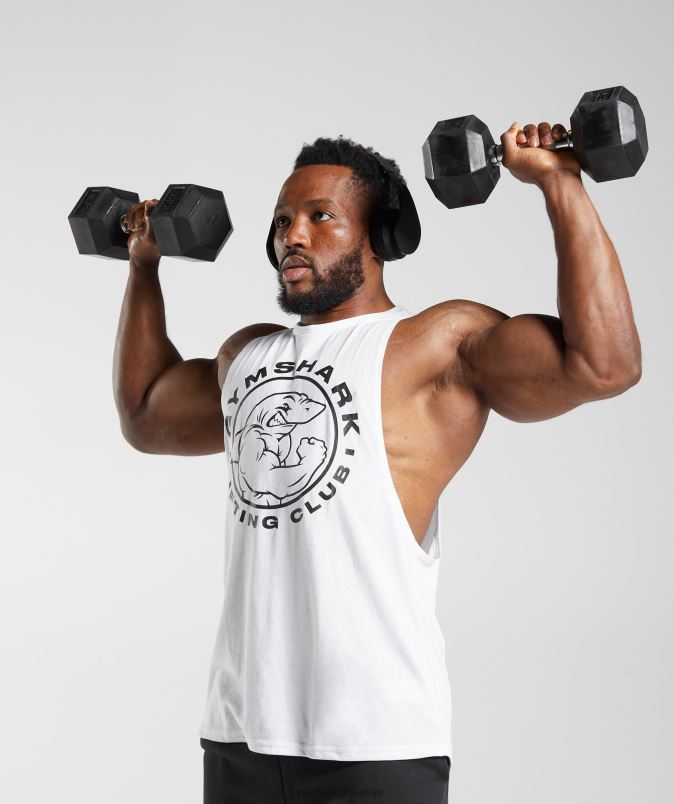legacy drop arm tank moškiGymshark bela J00L2935