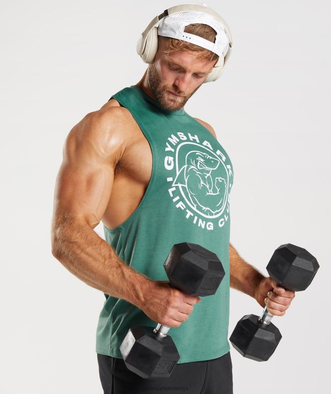 legacy drop arm tank moškiGymshark hoya zelena J00L2960