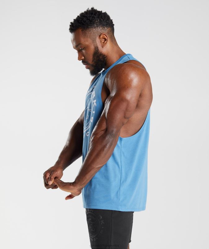 legacy drop arm tank moškiGymshark primorska modra J00L2958