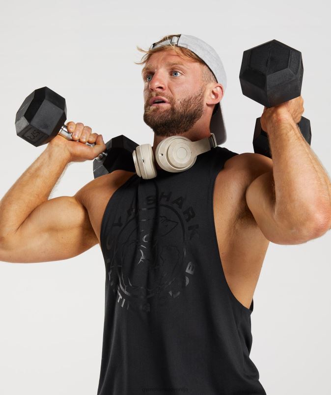 legacy drop arm tank moškiGymshark Črna J00L2944