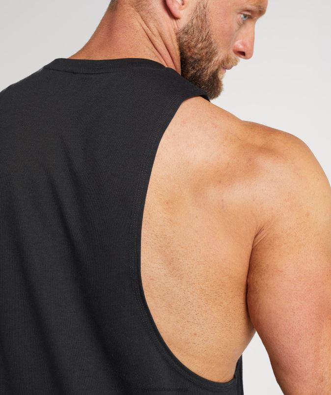 legacy drop arm tank moškiGymshark Črna J00L2944