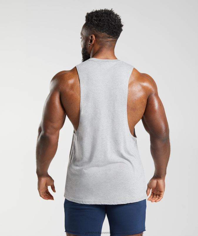 legacy drop arm tank moškiGymshark svetlo sivi jedrni lapor J00L2952