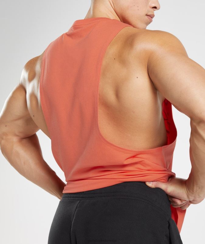 legacy drop arm tank moškiGymshark vesoljska oranžna J00L2959