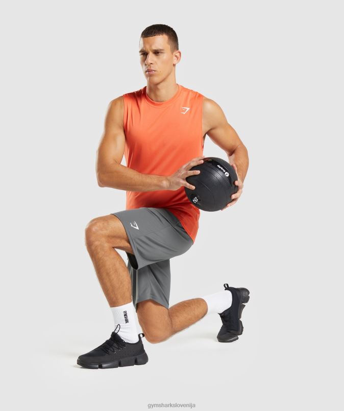 ob prihodu majica brez rokavov moškiGymshark papaja pomaranča J00L2939