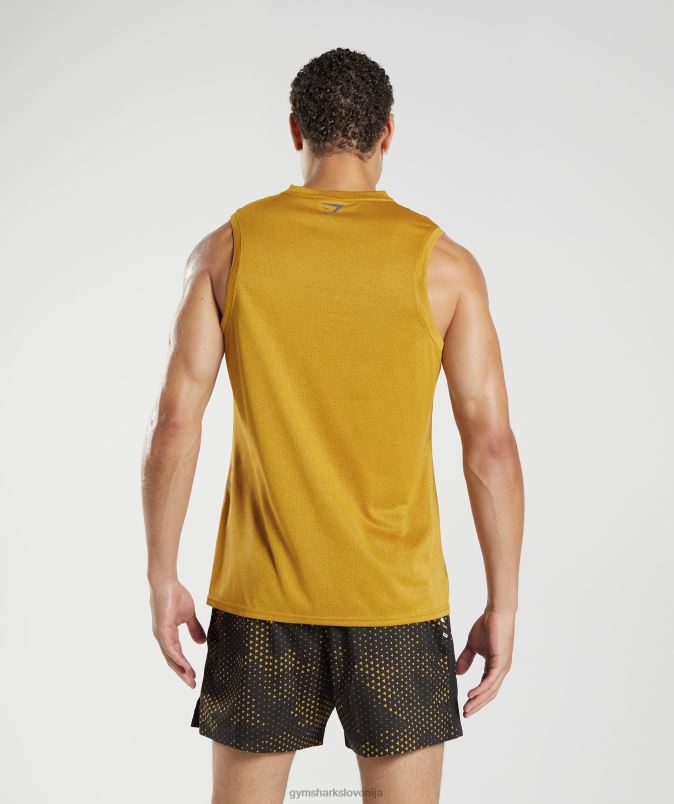 športni tank moškiGymshark kurkuma rumeni/črni lapor J00L2913