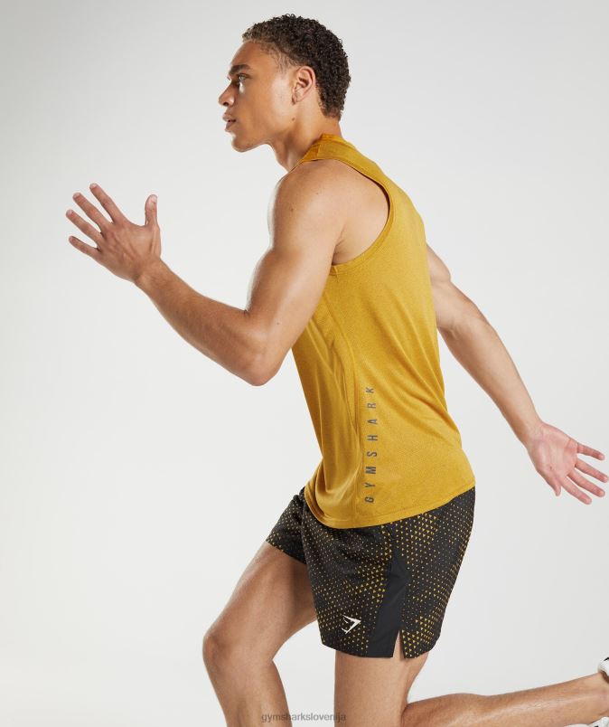 športni tank moškiGymshark kurkuma rumeni/črni lapor J00L2913