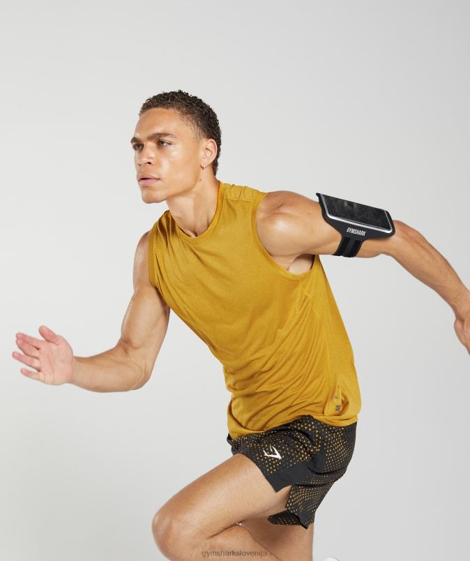 športni tank moškiGymshark kurkuma rumeni/črni lapor J00L2913