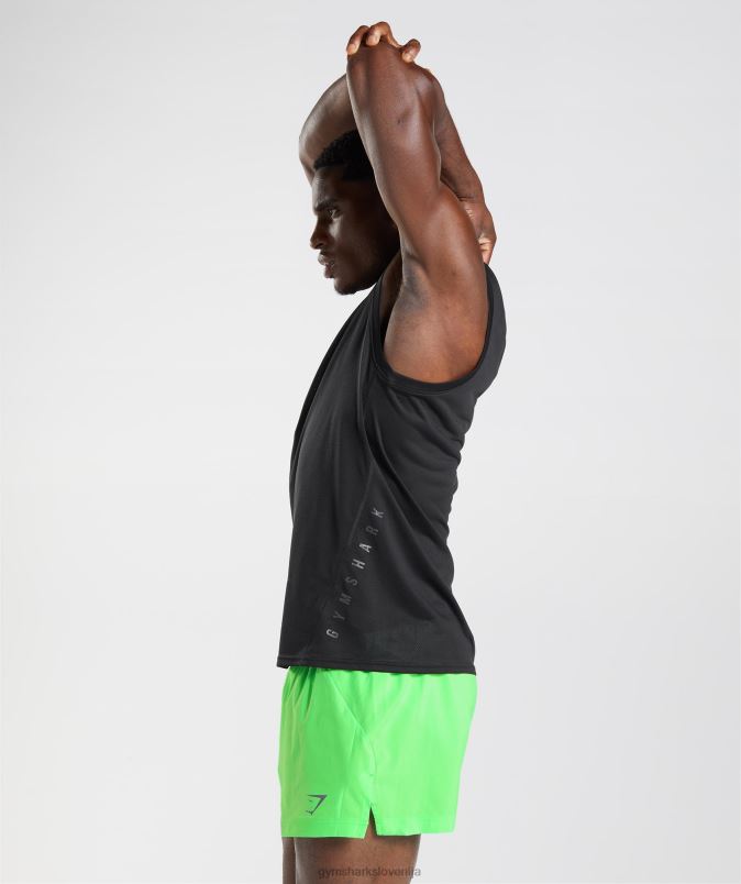 športni tank moškiGymshark črni/črni lapor J00L2925