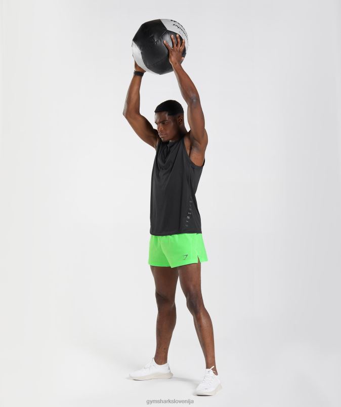 športni tank moškiGymshark črni/črni lapor J00L2925