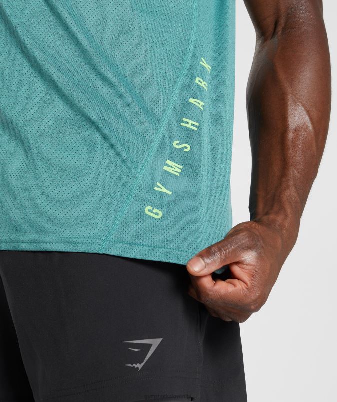 športni tank moškiGymshark skrilasto modri/črni lapor J00L2937