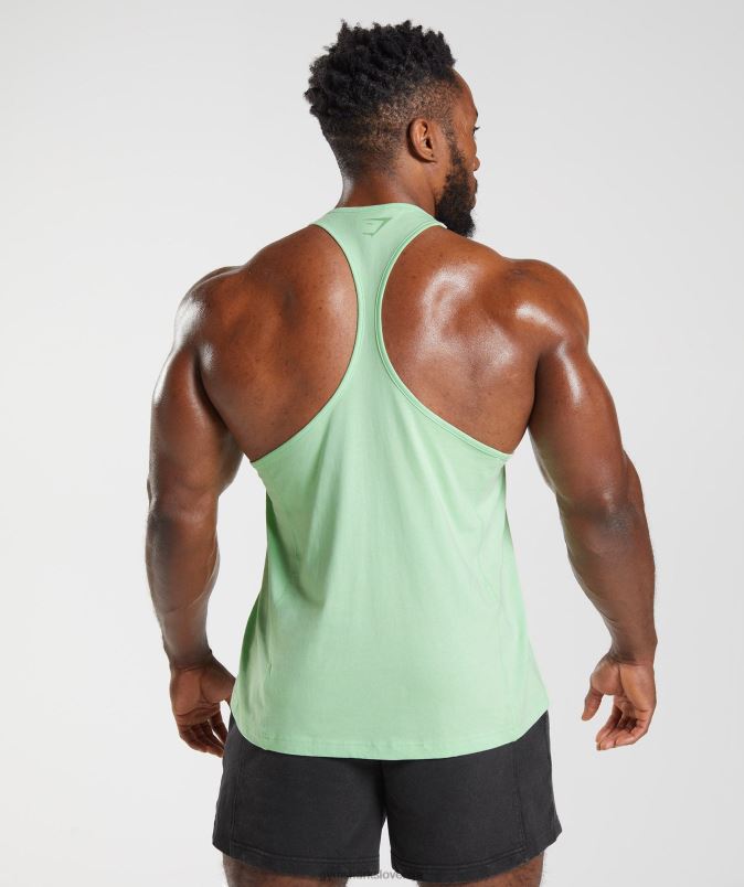 power stringer moškiGymshark aloe zelena J00L21004