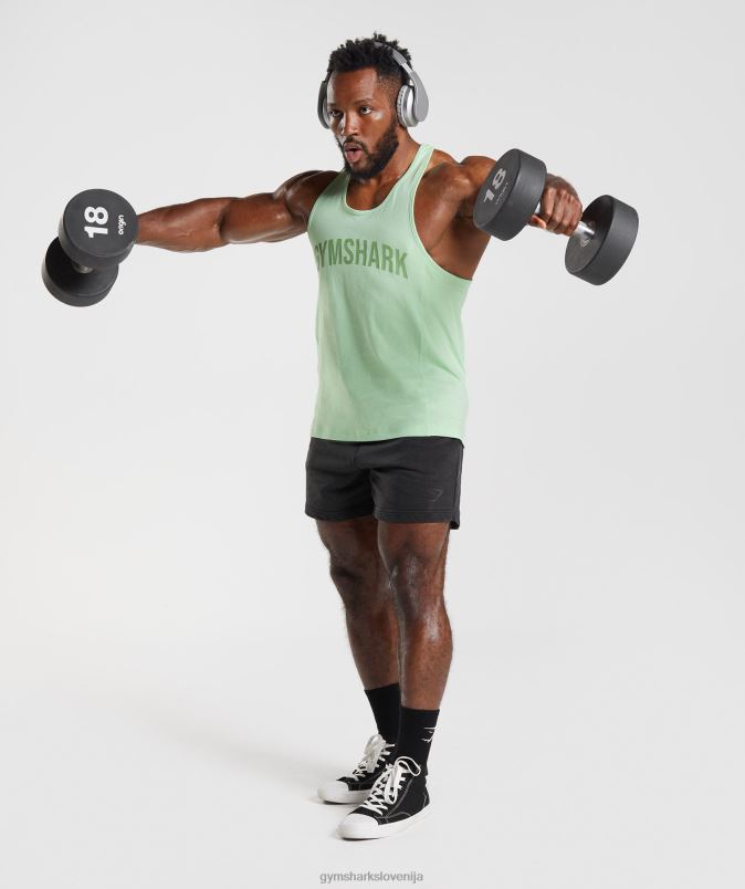 power stringer moškiGymshark aloe zelena J00L21004