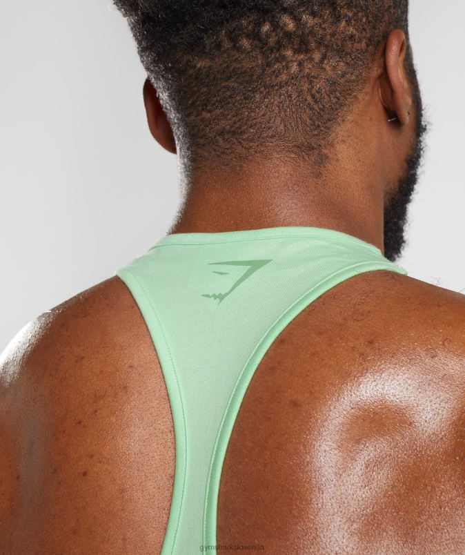 power stringer moškiGymshark aloe zelena J00L21004