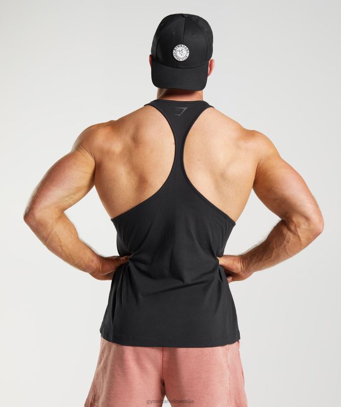 power stringer moškiGymshark Črna J00L2987