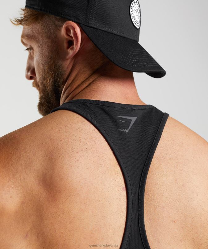 power stringer moškiGymshark Črna J00L2987