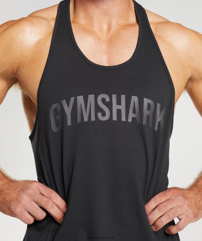 power stringer moškiGymshark Črna J00L2987